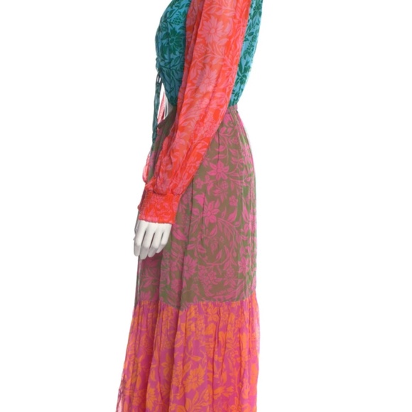 FARM RIO Paisley Print Long Dress - Picture 2 of 3